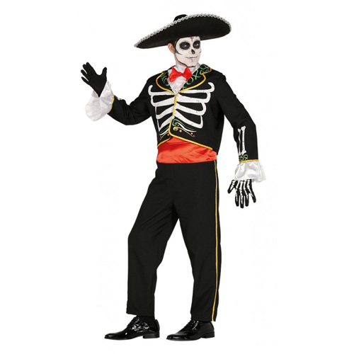 Dia de los Muertos Tag der Toten Kostüm Herren