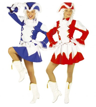 Funkenmariechen Tanzmariechen Kostüm Damen