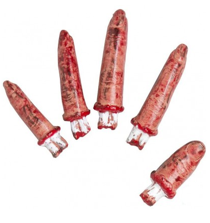 Halloween Deko - abgeschnittene Finger
