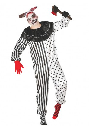 Horrorclown Kostüm Damen Herren Kinder