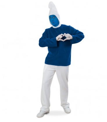 Schlumpf Kostüm Herren