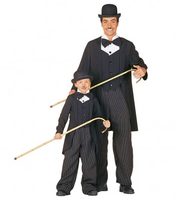 Charlie Chaplin Kostüm Erwachsene und Kinder