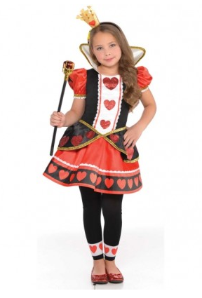 Herzkönigin Kostüm Kinder