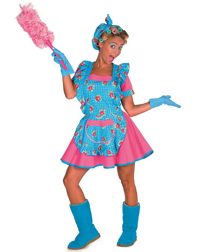 Putzfrauenkostüm Damen