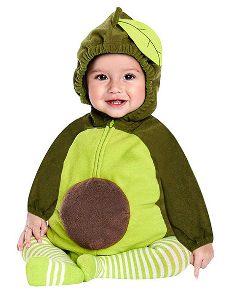 Avocado Kostüm Kinder Mädchen Jungen